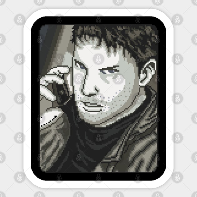 Chris Redfield Sticker by AlleenasPixels